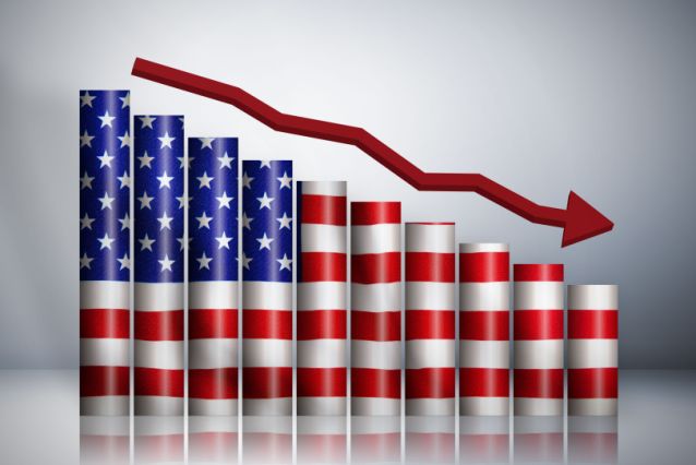 Economía de Estados Unidos retrocede 1.6% en primer trimestre