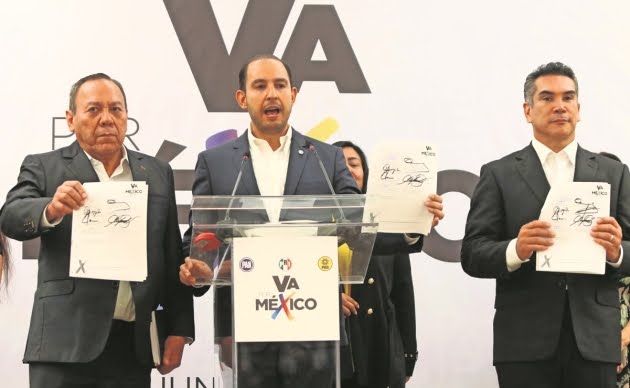 “Va Por México” firma moratoria constitucional