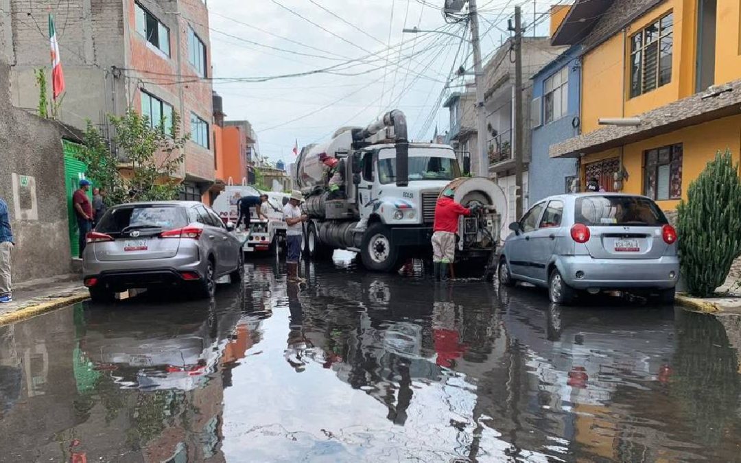 Apoyo económico de 8 mil pesos para familias afectadas por lluvias en Nezahualcóyotl